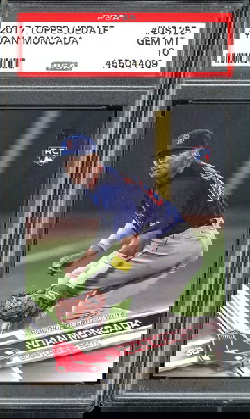 YOAN MONCADA PSA 10 RC 2017 TOPPS UPDATE #US125