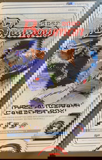 2020 Bowman Baseball Jumbo Hobby Box 