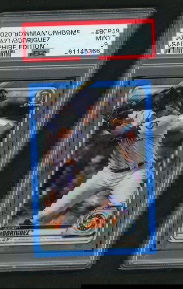 2020 Bowman Chrome Sapphire Edition Julio Rodriguez #BCP19 PSA 9