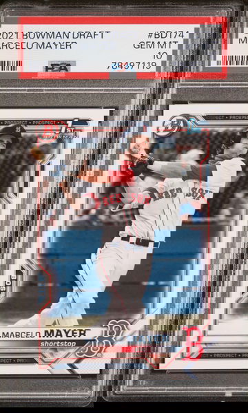 2021 Bowman Draft Paper 1st  Marcelo Mayer #BD174  PSA 10