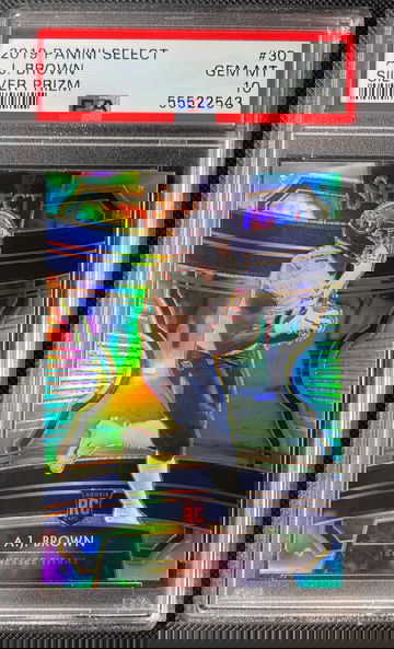 2019 Select A. J. Brown concourse Silver PSA 10 Gem Mint 