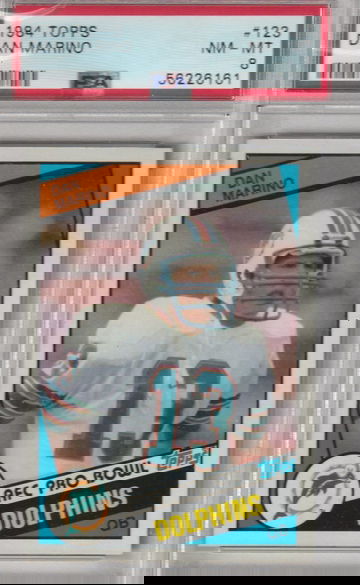 1984 Topps Dan Marino PSA 8