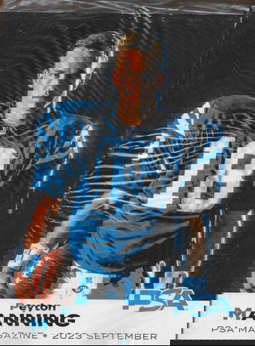 PSA Graded Card Monthly Price Guide Magazine September 2023 Peyton Manning Indianapolis Colts