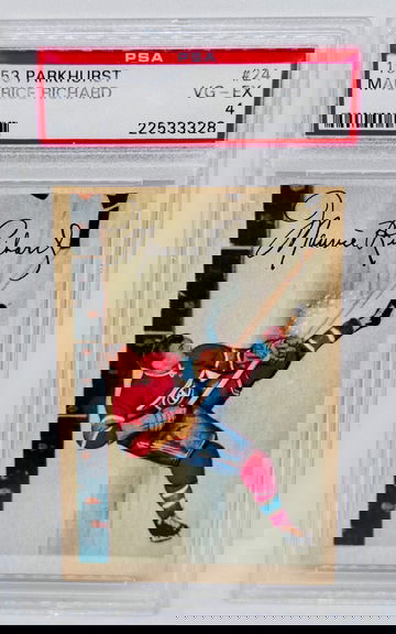 1953 Parkhurst MAURICE “ROCKET” RICHARD PSA 4