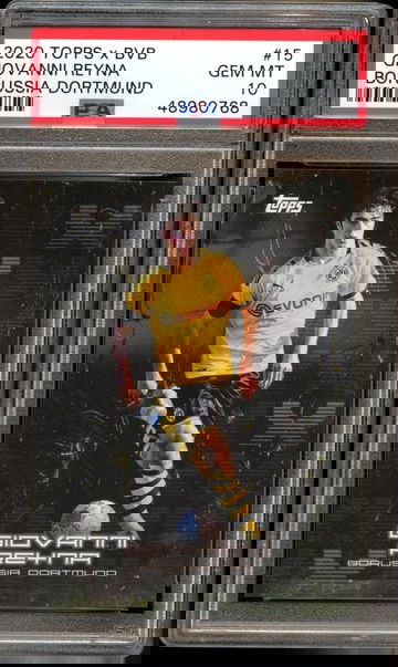 2020 Topps x BVB Giovanni Reyna Rookie PSA 10