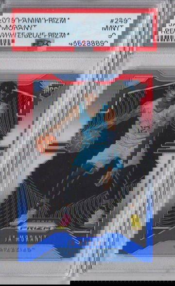 2019 Prizm Ja Morant Red White Blue PSA 9