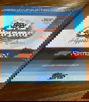 2020 F1 Formula 1 Topps Chrome Sapphire Box