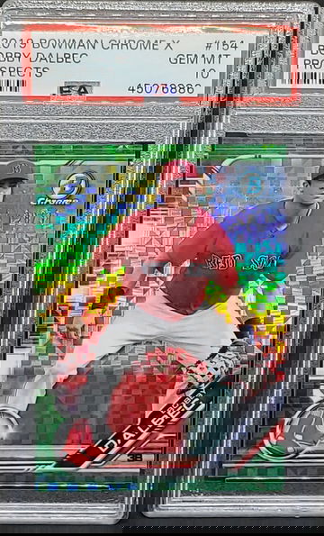 2019 Bowman Chrome X Bobby Dalbec /31 PSA 10