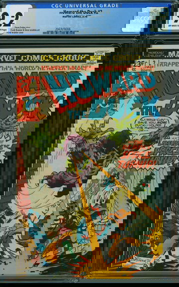 HOWARD THE DUCK #2, CGC 9.2 NM-