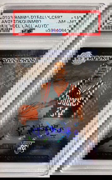 2013 Panini Certified Giannis Antetokounmpo RC Rookie Auto Full Auto PSA 8 