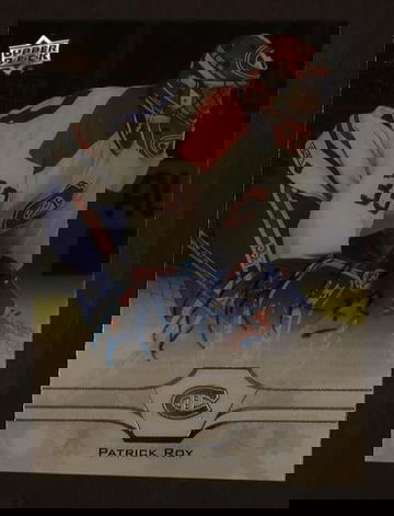 2020 Upper Deck Clear Cut Patrick Roy Auto #CC-PR