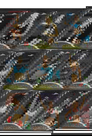 2009 Topps Chrome NFL Cheerleaders 9 Card Lot