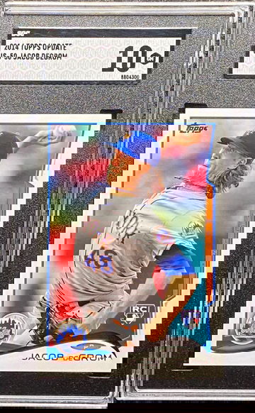 2014 Topps Update Jacob Degrom Rookie SGC 10 Gem Mint