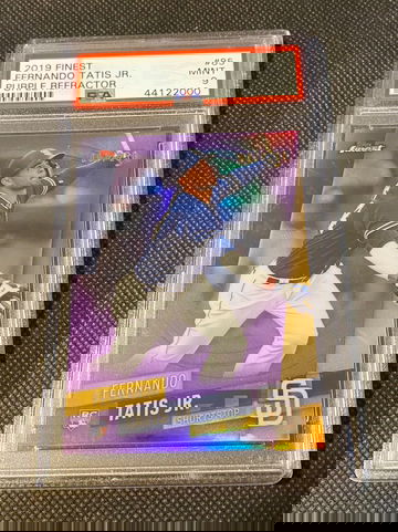 Fernando Tatis jr 2019 Finest Purple PSA 9