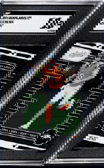 2024 Panini Absolute #112 Bo Nix Retail SGC 10