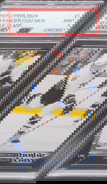 2005-06 Upper Deck Rookie Class #2 Alexander Ovechkin PSA 9 MINT RC Rookie