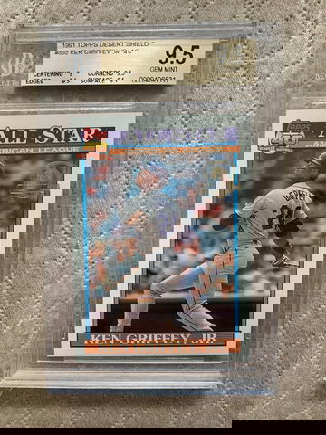 1991 Topps Desert Shield Ken Griffey Jr. All Star BGS 9.5! EXTREMELY low pop and BNC Authenticated 