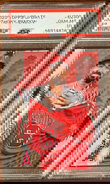 POP 1! Gem Mint PSA 10 Anthony Rendon SP Short Print 2020 Topps Update