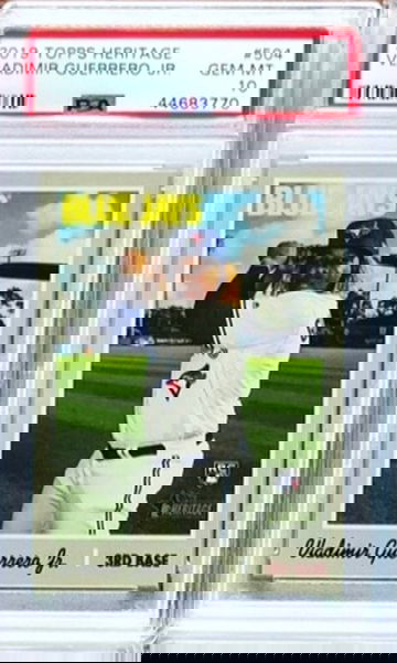 2019 Topps Heritage High Number Vladimir Guerrero Jr RC PSA 10 Qty