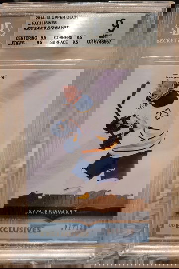 2014/15 Upper Deck Young Guns Sam Reinhart Exclusives BGS 9