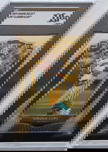2020 Panini Select Jordan Love Premier Level RC Rookie Card SGC 10 #147