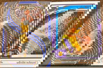 2024/25 Bronny James premier level Prizm Rc & Dalton Knecht Rc