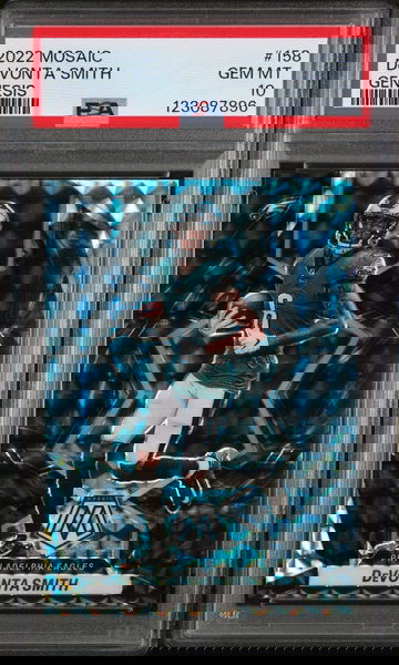 2022 Panini Mosaic Mosaic Genesis Devonta Smith #158 PSA 10