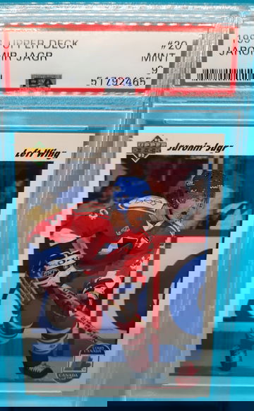 1991 Upper deck Hockey #20 Jaromir Jagr PSA 9 