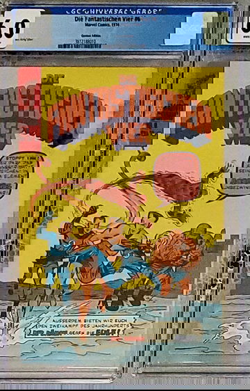 SUB MARINER DIE FANTASTISCHEN VIER #6 AKA FANTASTIC FOUR #4 GERMAN EDITION 