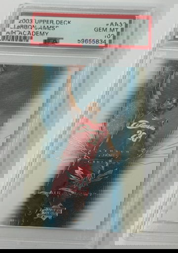 2003 Upper Deck Lebron James Air Academy PSA 10