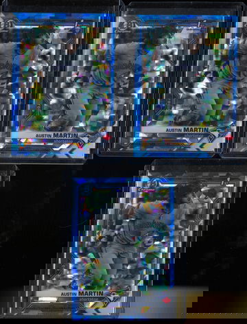 2021 Bowman Chrome Sapphire 1st Austin Martin Lot