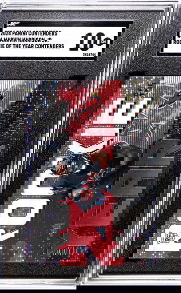 2024 Panini Contenders #4 Marvin Harrison Jr. Rookie Of The Year Contenders SGC 10