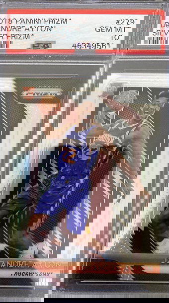 2018 Prizm DeAndre Ayton Silver Rookie PSA 10