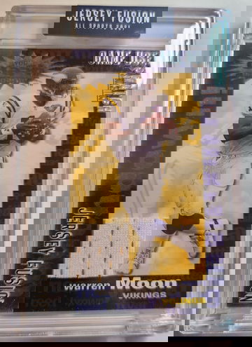 2021 Jersey Fusion Warren Moon Game Used Swatch