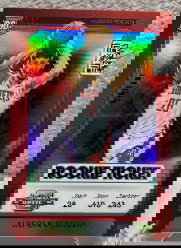 Alperen Sengun 2021 Contenders Optic #12 Rookie Ticket Silver RC
