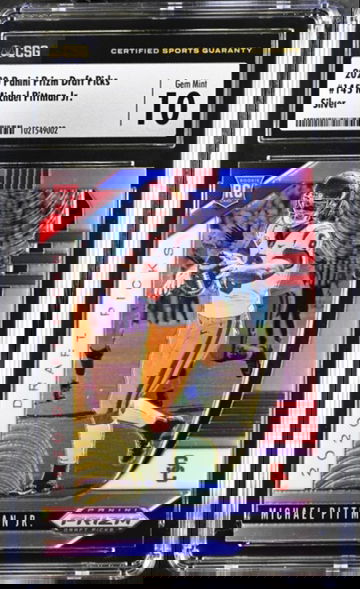 2020 Panini Prizm Draft Picks Michael Pittman Jr. #145 Silver - CSG 10 Gem Mint