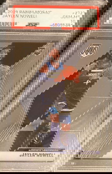 Jaylen Nowell Panini Mosaic Base Rookie PSA 10 Minnesota Timberwolves