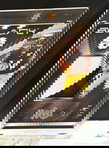 GEORGE PICKENS  2022 PANINI BLACK  2 COLR PATCH AUTO RPA /99  STEELERS COWBOYS RC