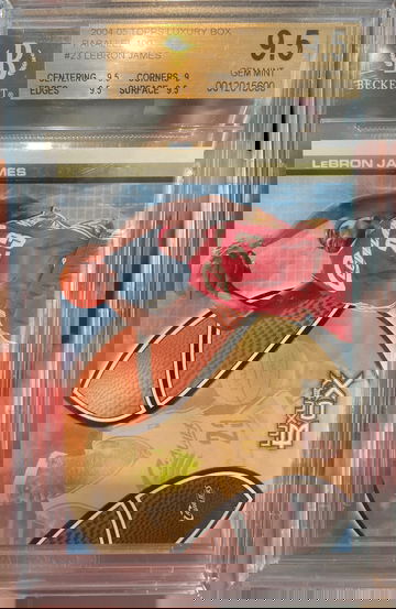 2004-2005 topps luxury box parallel 100 Lebron James bgs 9.5 45/100