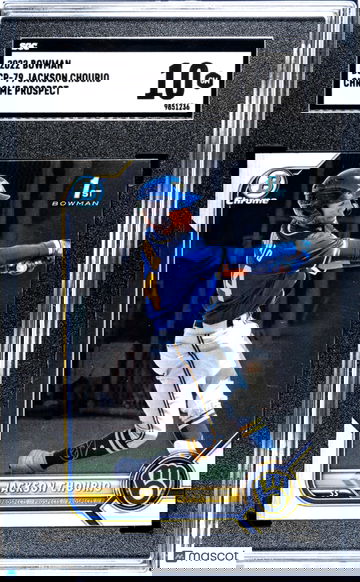 2022 Bowman Jackson Chourio #BCP-79 CHR. Pros. SGC 10