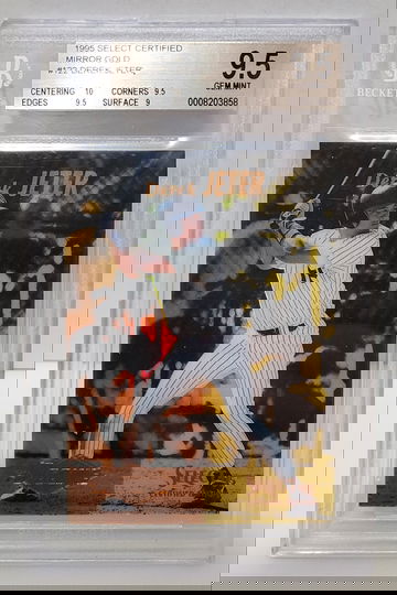 1995 Select Certified Mirror GOLD Derek Jeter RC #122 - BGS 9.5 GEM MINT Rookie