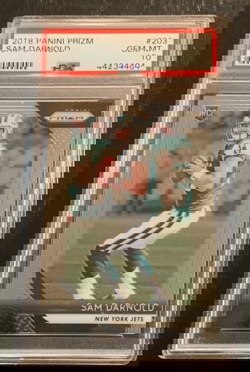 2018 Prizm Sam Darnold PSA 10