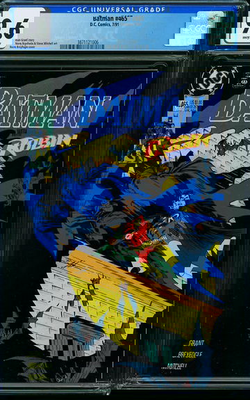 BATMAN #465, CGC 9.6 NM+