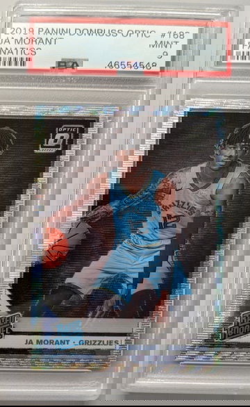 PSA 9 2019 Panini Donruss Optic Ja Morant Fanatics #168 MINT 