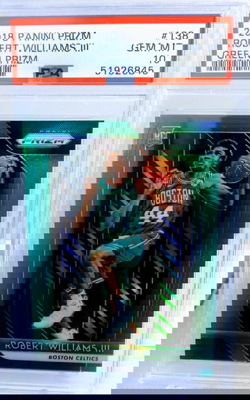 2018 PANINI PRIZM ROBERT WILLIAMS III GREEN #138 ROOKIE RC PSA 10 GEM MINT