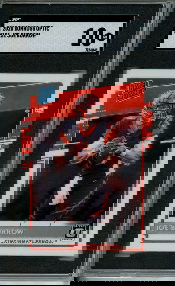 JOE BURROW 2020 Donruss Optic #151 Rated Rookie RC SGC 10 Gem Mint Bengals