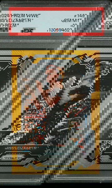 2024 Panini WWE PRIZM Miss Elizabeth True Gold PRIZM #/10 PSA 10 POP 1