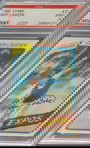 1980 Topps Gary Carter PSA 9