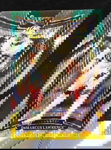 2024 Panini Select  Demarcus Lawrence  #47  Green Yellow Shock  Concourse  Cowboys