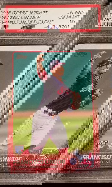 Francisco Lindor Topps Update No Sparkle
